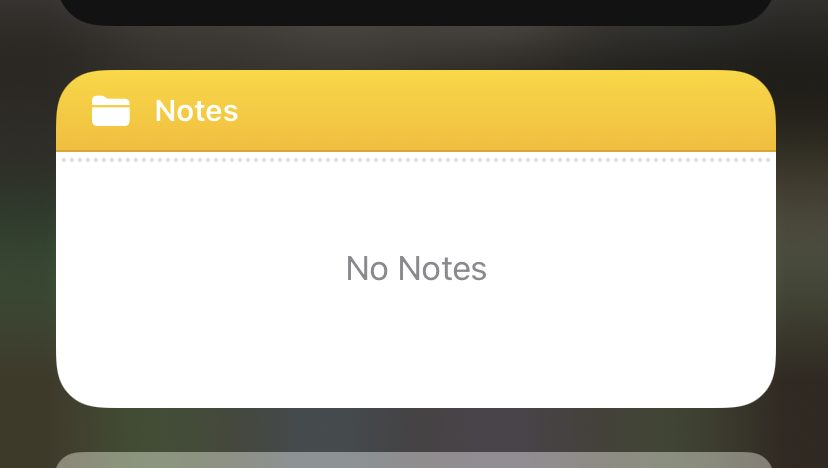 A look at the notes part of Smart Stack