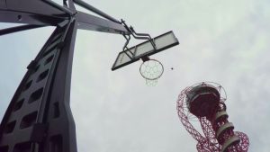 ArcelorMittal Orbit BasketBall Shot Video ArcelorMittal Orbit BasketBall Shot Video