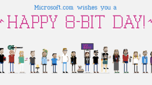 Microsoft 8-Bit Day Easter Egg