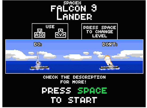SpaceX Falcon 9 Lander