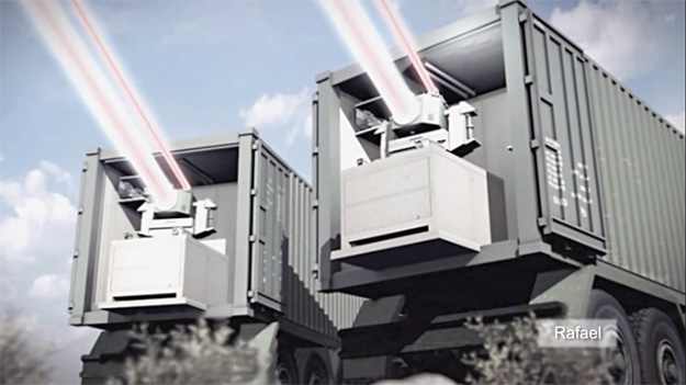 Defense contractor shows off 'Iron Beam' anti-drone laser