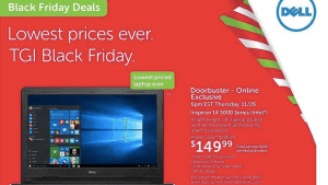 Dell Black Friday 2015 Deals