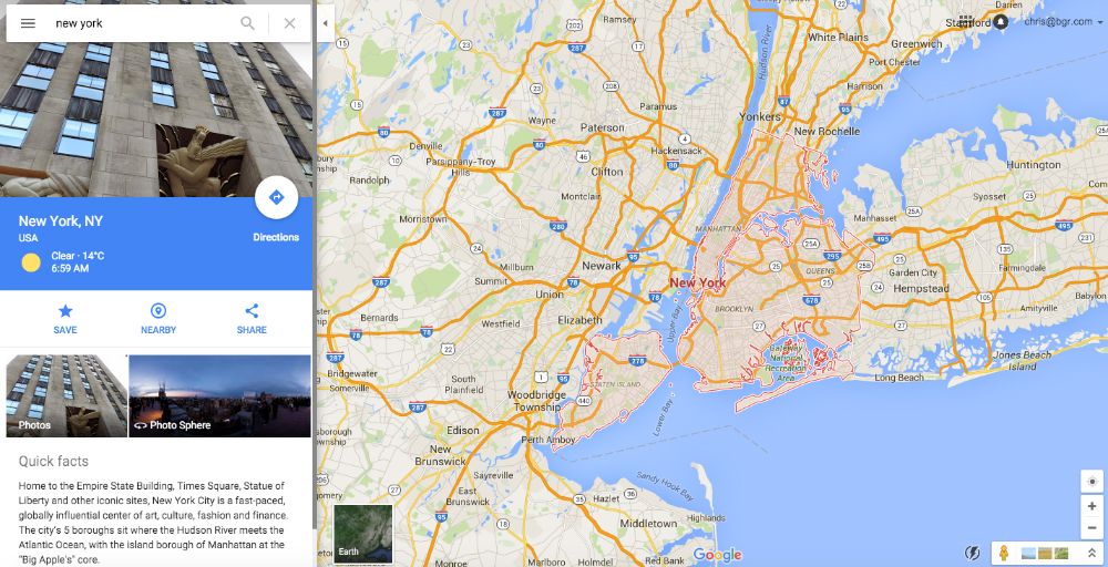 google photos search by map