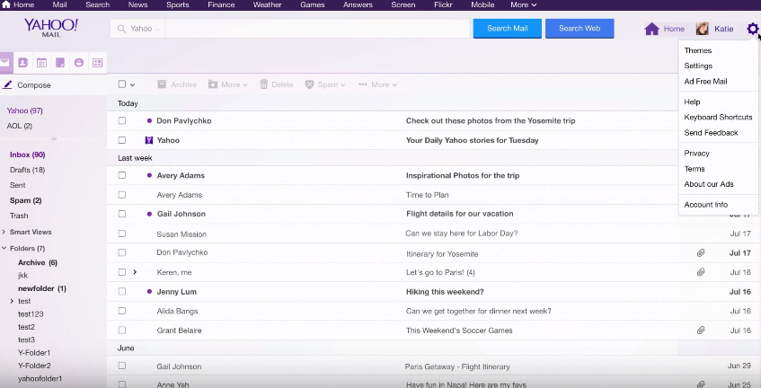 hide icons in yahoo mail hide icons in yahoo mail