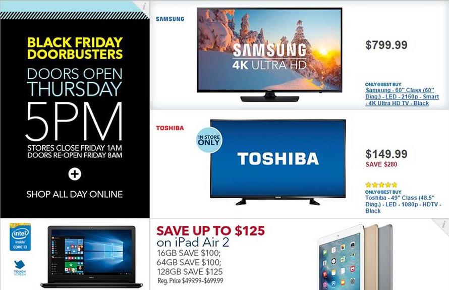 Best Buy’s full Black Friday 2015 ad posted: Huge TVs, iPhone 6s, consoles and more – BGR