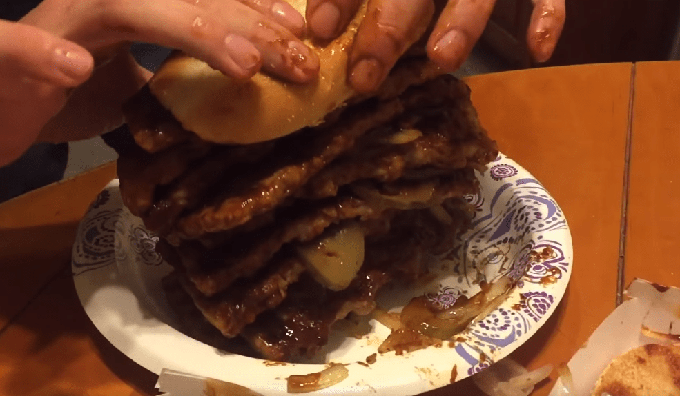 Man Eats 10 McRibs At Once Video