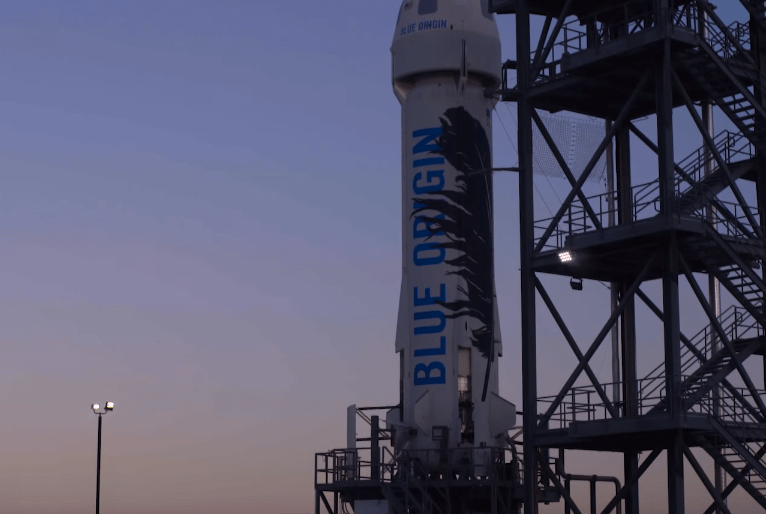 Jeff Bezos Blue Origin Reusable Rocket Video