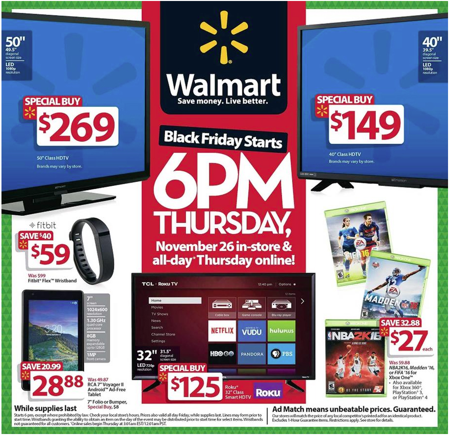 Walmart’s full Black Friday ad now available Cheap Curved 4K TVs