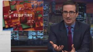 John Oliver Regifting Tips Video