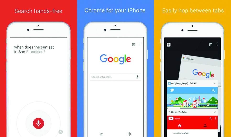 iphone google chrome app