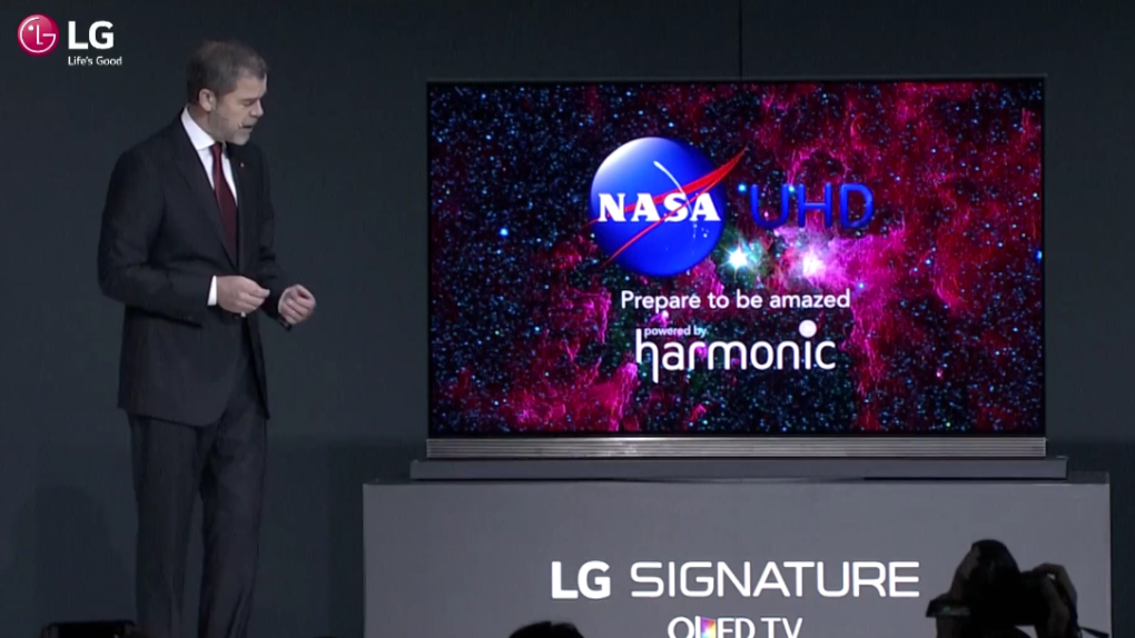 CES 2016 LG Signature OLED TV 4K
