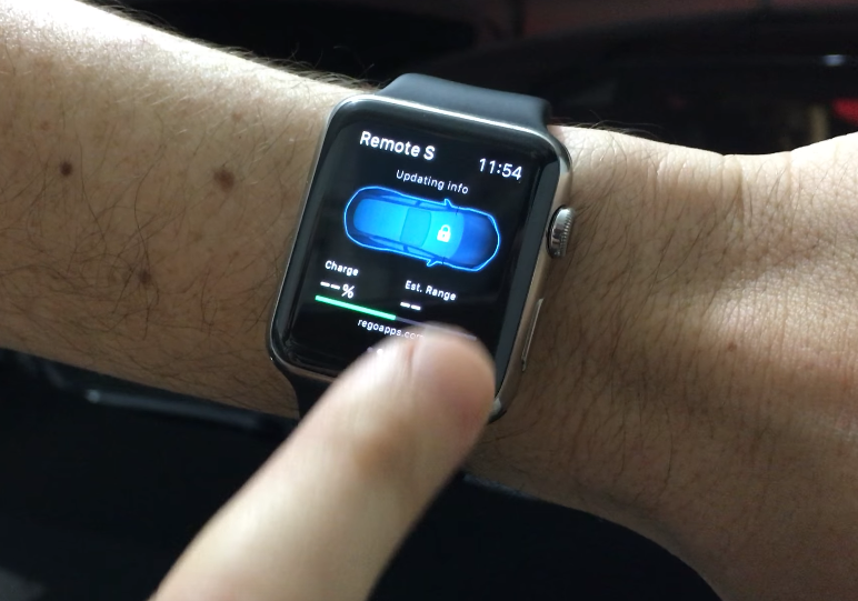 Tesla apple watch