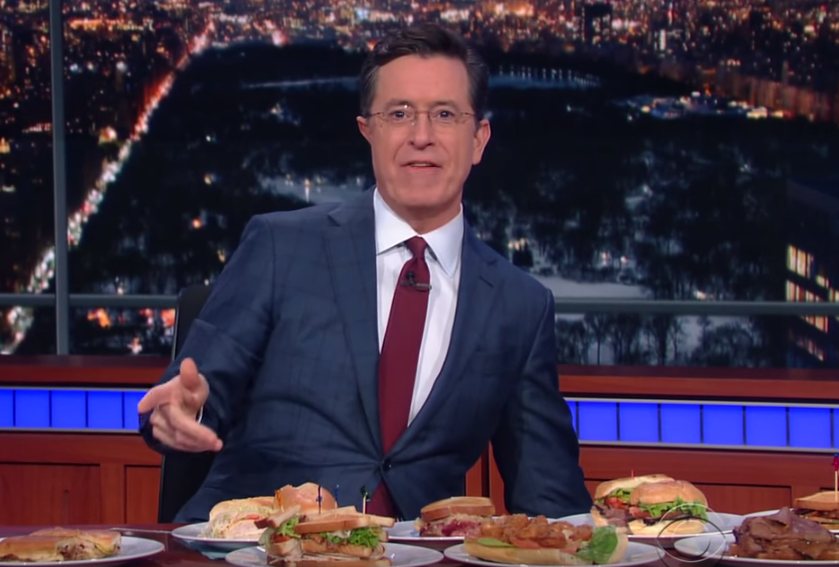 Stephen Colbert Bernie Sandwiches Video