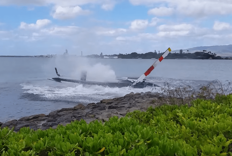 Helicopter Crash Video Pearl Harbor Hawaii