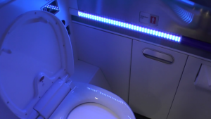 Boeing Self Cleaning Bathroom Video