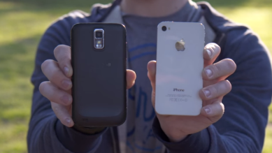 iPhone 4S Vs Galaxy S II Video