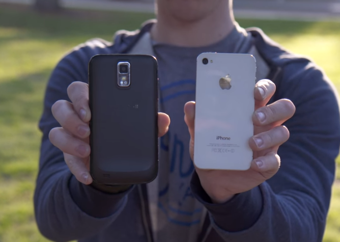 iPhone 4S Vs Galaxy S II Video