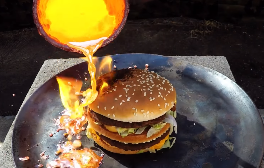 Viral Video Shows What Happens When You Douse A Big Mac With Molten ...