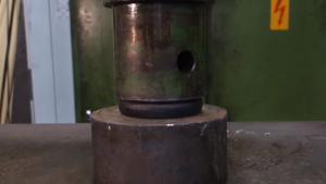 Hockey Puck Hydraulic Press Video