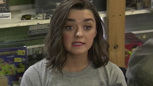 Maisie WilliamsArya Stark Store Clerk Video