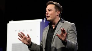 Elon musk Tesla share price