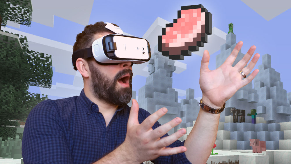 You can now play Minecraft in virtual reality