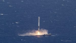 SpaceX Rocket Ocean Landing