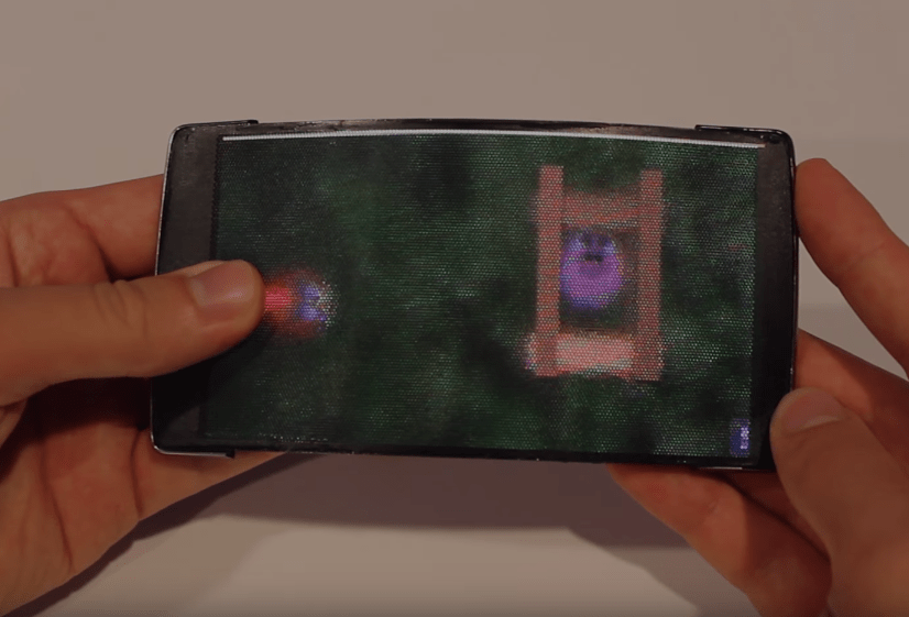 HoloFlex Holographic Flexible Smartphone Video