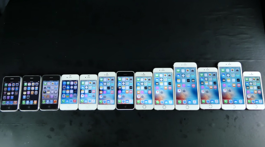Watch 10 Years Of Iphone Evolution Flash Before Your Eyes