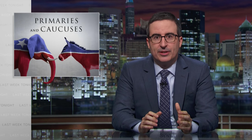 Watch John Oliver Tear Into The Ridiculous US Presidential Primary System