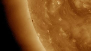 NASA Mercury Sun Transit Livestream Photos