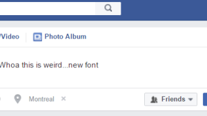 Facebook Font Change