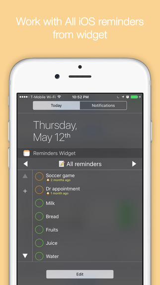 Reminders Widget