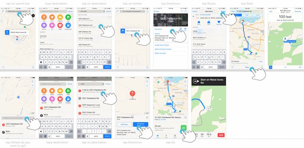 apple maps ios 10