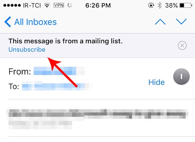 mailing list ios 10