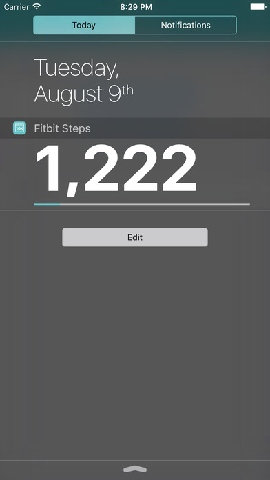 Step Widget for Fitbit