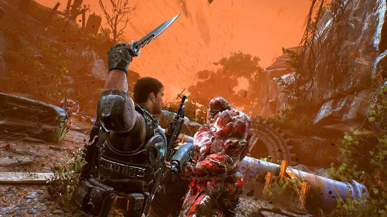 Gears of War 4 on Xbox One.