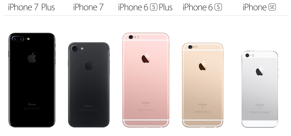 Iphone 7 Iphone 6s And Iphone Se This Is Apple S Fall 16 Iphone Lineup