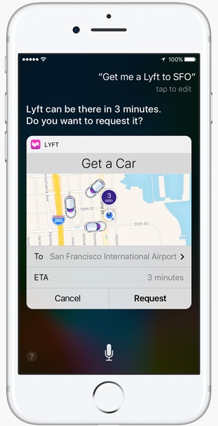 siri-lyft