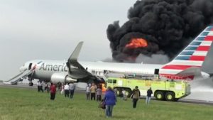 Video Airplane Fire Evacuation