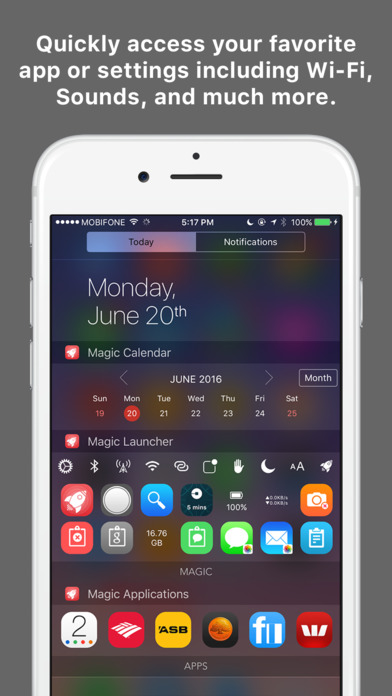 Ios magic. Magic Launcher. Magic widgets.