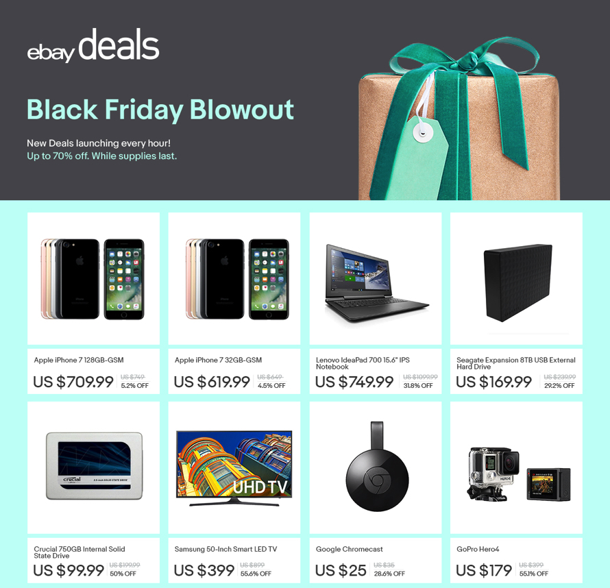 Check out eBay’s Black Friday and Cyber Monday ads