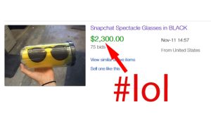 Snapchat Spectacles eBay