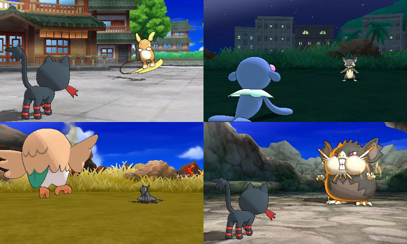 3DS - Pokémon Sun / Moon - Alola Dex Previews (4th Generation