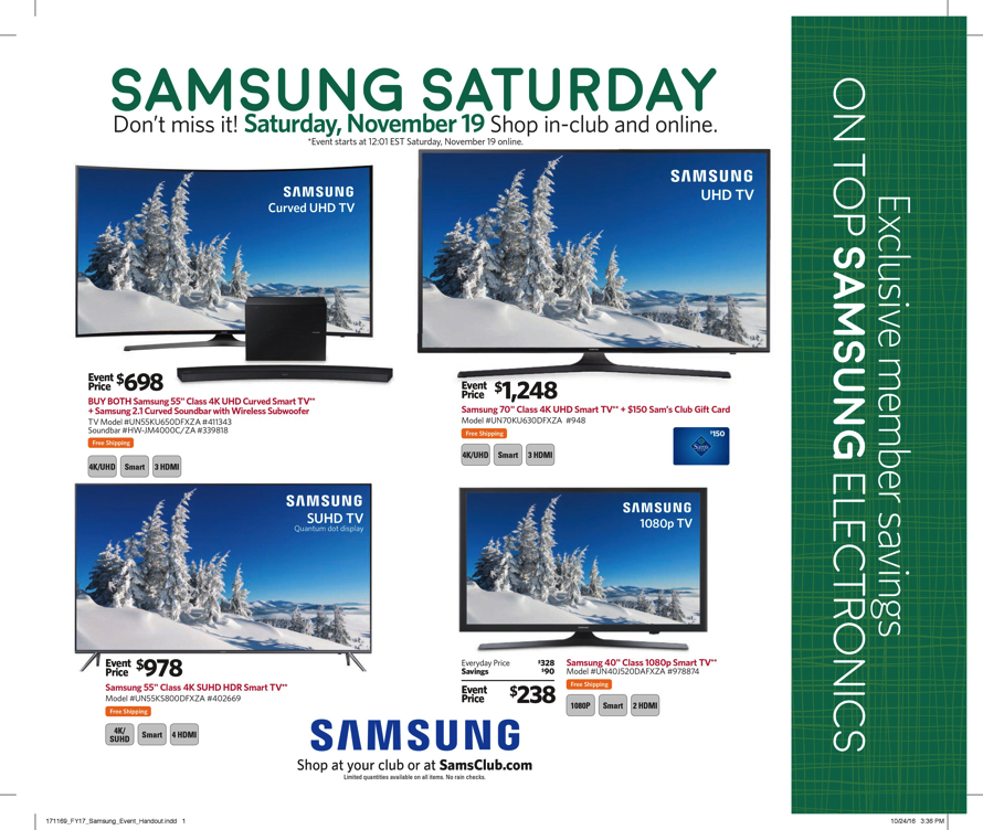 samsung soundbar sam's club