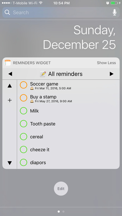 reminders-widget