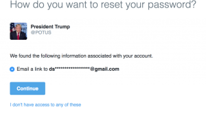 Trump Twitter security