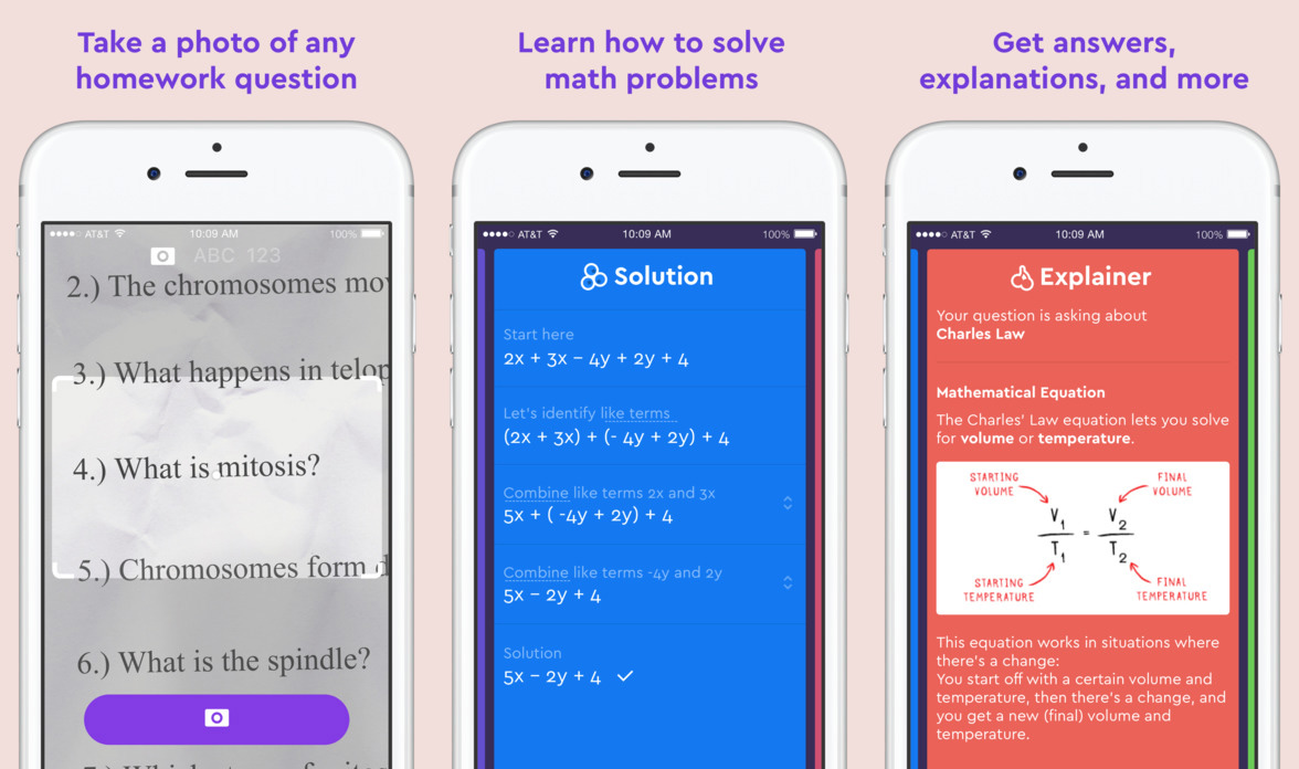 homework help for iphone