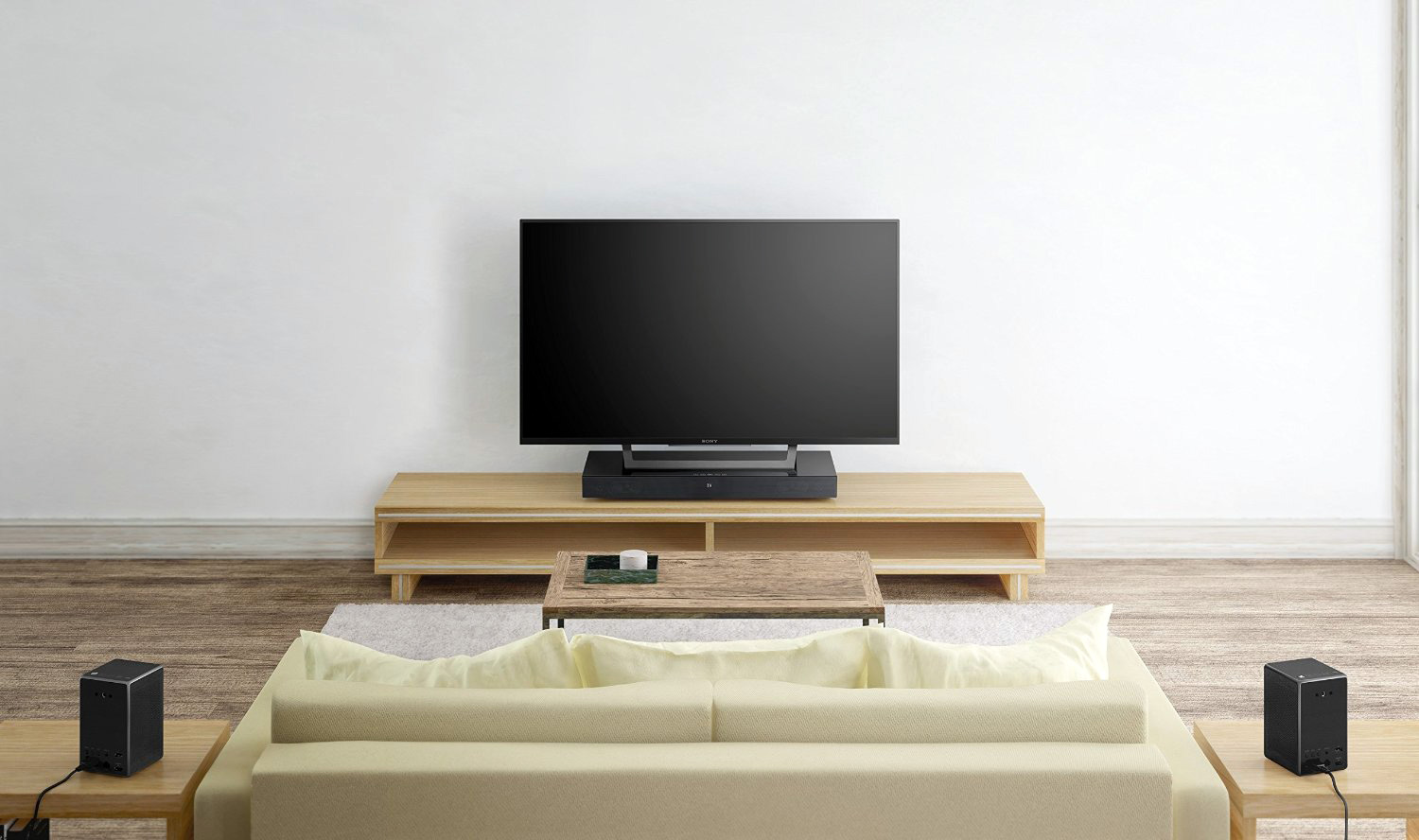 tv mounted sound bar