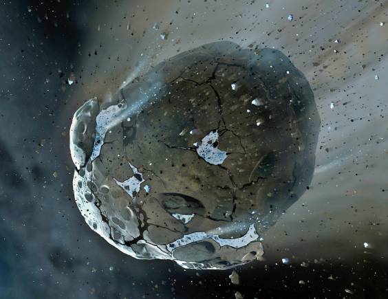 asteroid simulation